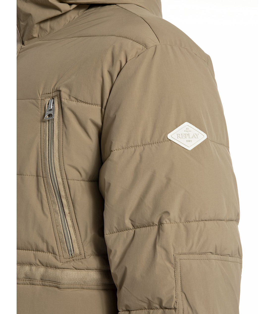 リサイクルナイロンタスランジャケット 詳細画像 ライトコーヒー 4